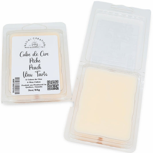 Scented Wax Melts Tarts Cubes - Peach