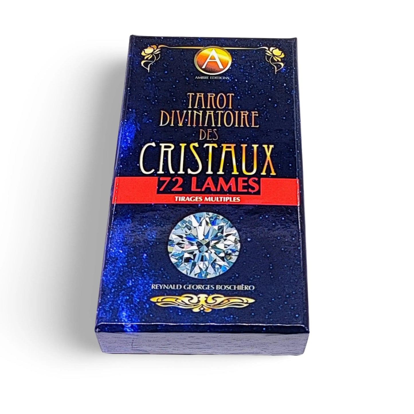Astro Tarot Oracle -Tarot Divinatoire des Cristaux with French Guidebook - Arômes et Évasions