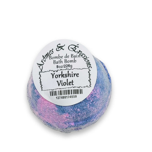 Bath Bomb -Yorkshire Violet -8oz -8oz/226g -Aromes Evasions 