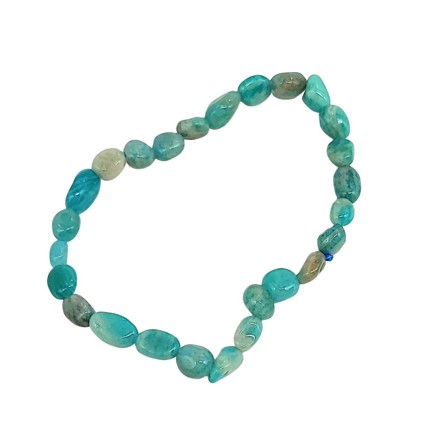 Bracelet -Amazonite -Small Natural Shape Stones -Natural Shape -Aromes Evasions 