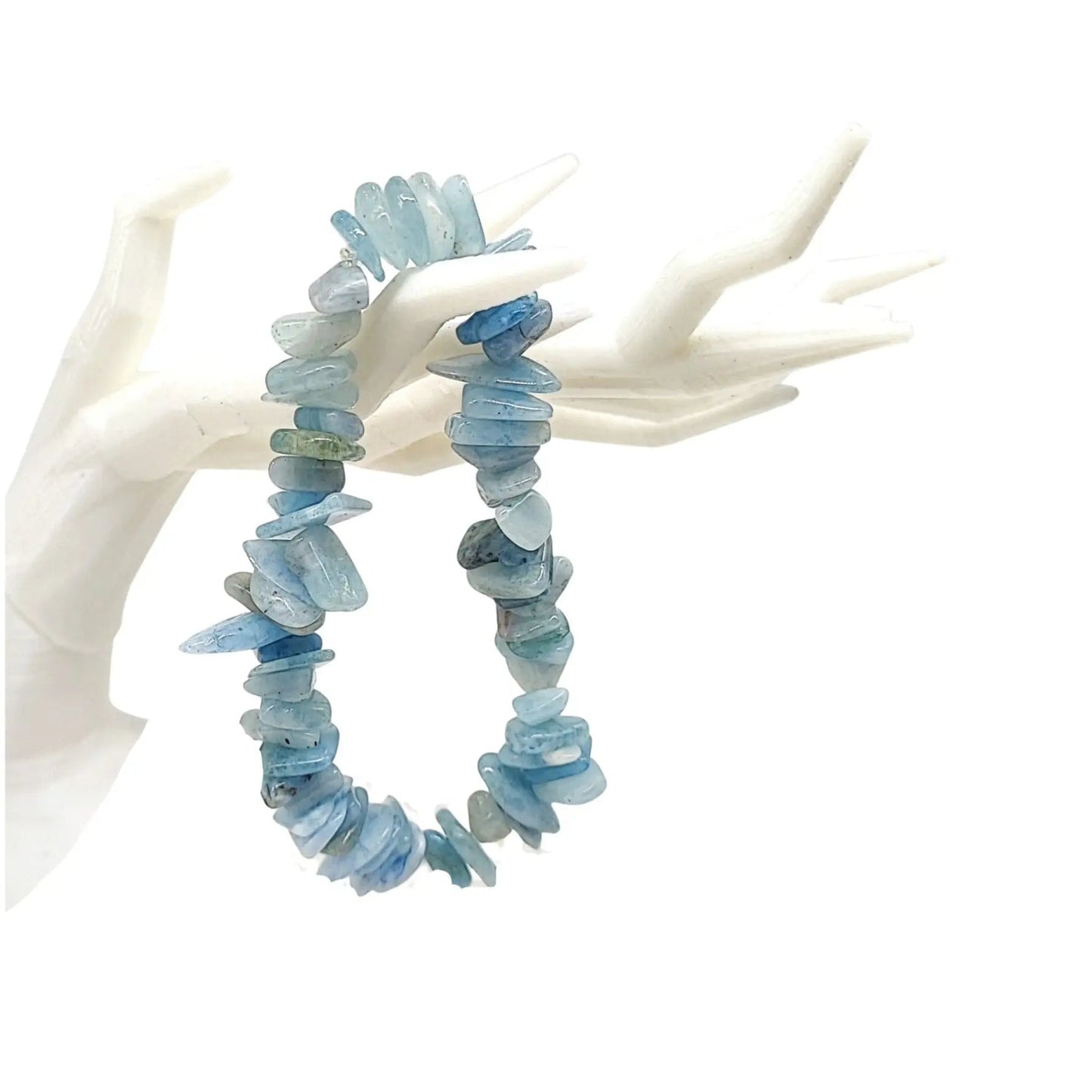 Bracelet -Aquamarine -Natural Shape -Chip -Chip -Aromes Evasions 