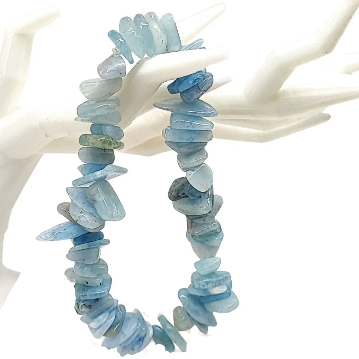 Bracelet -Aquamarine -Natural Shape -Chip -Chip -Aromes Evasions 