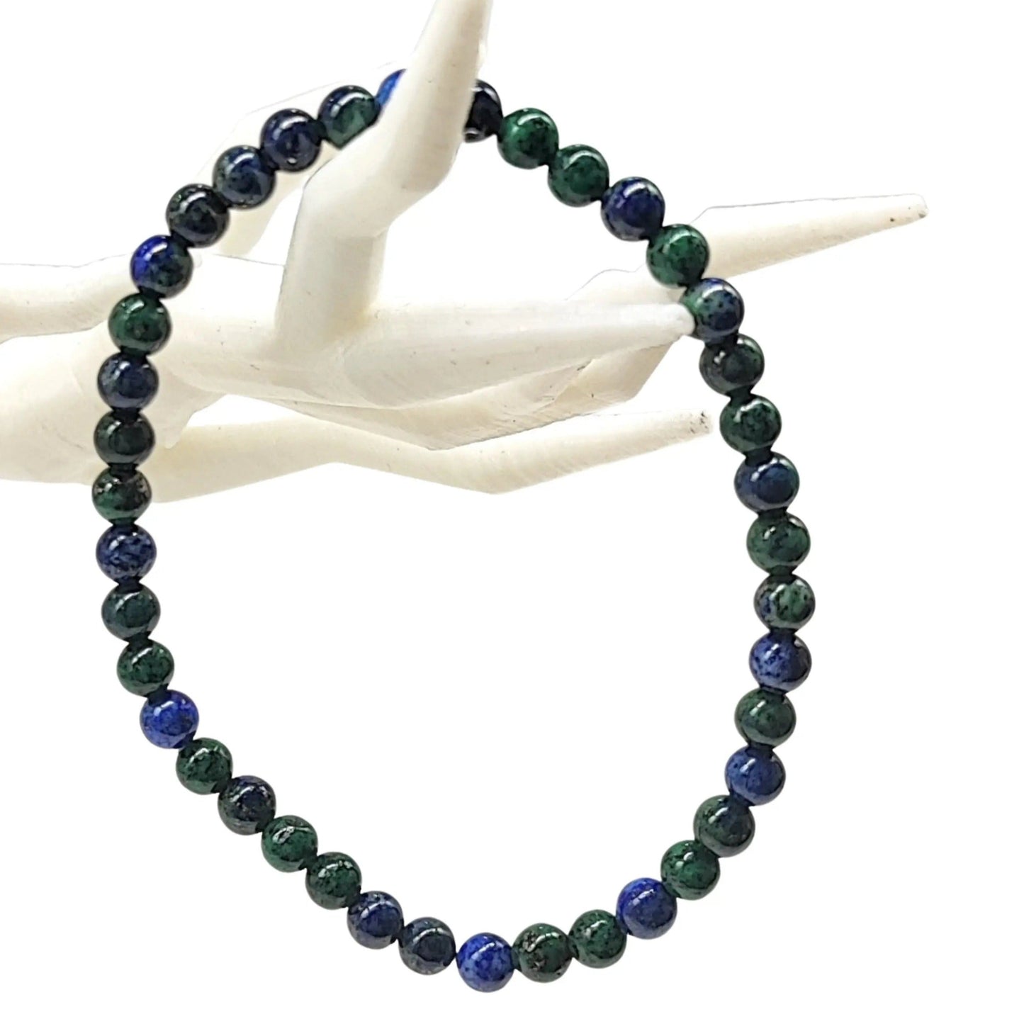 Bracelet -Azurite & Malachite -4mm -4mm -Aromes Evasions 