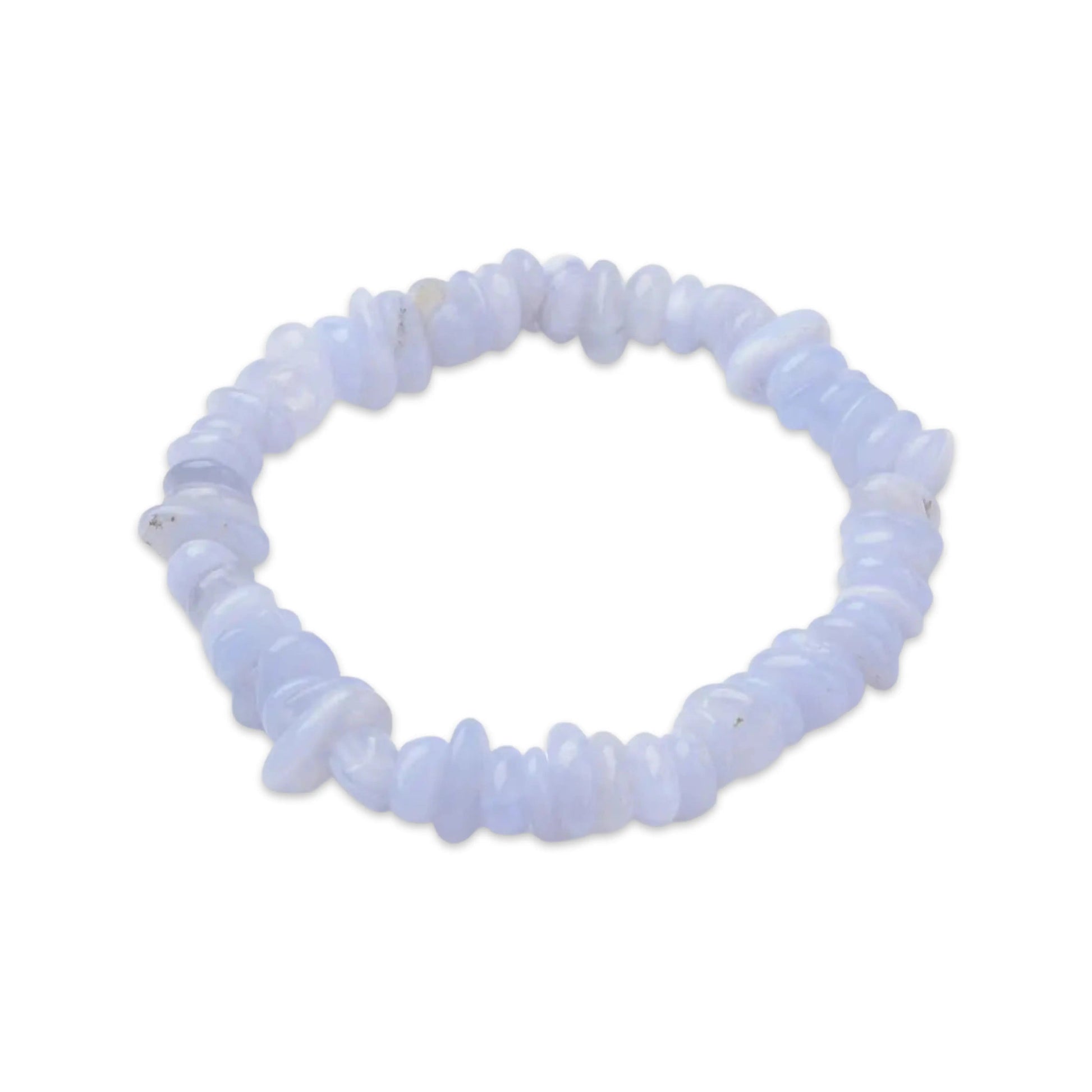 Bracelet -Blue Lace Agate -Chips -Chips -Aromes Evasions 