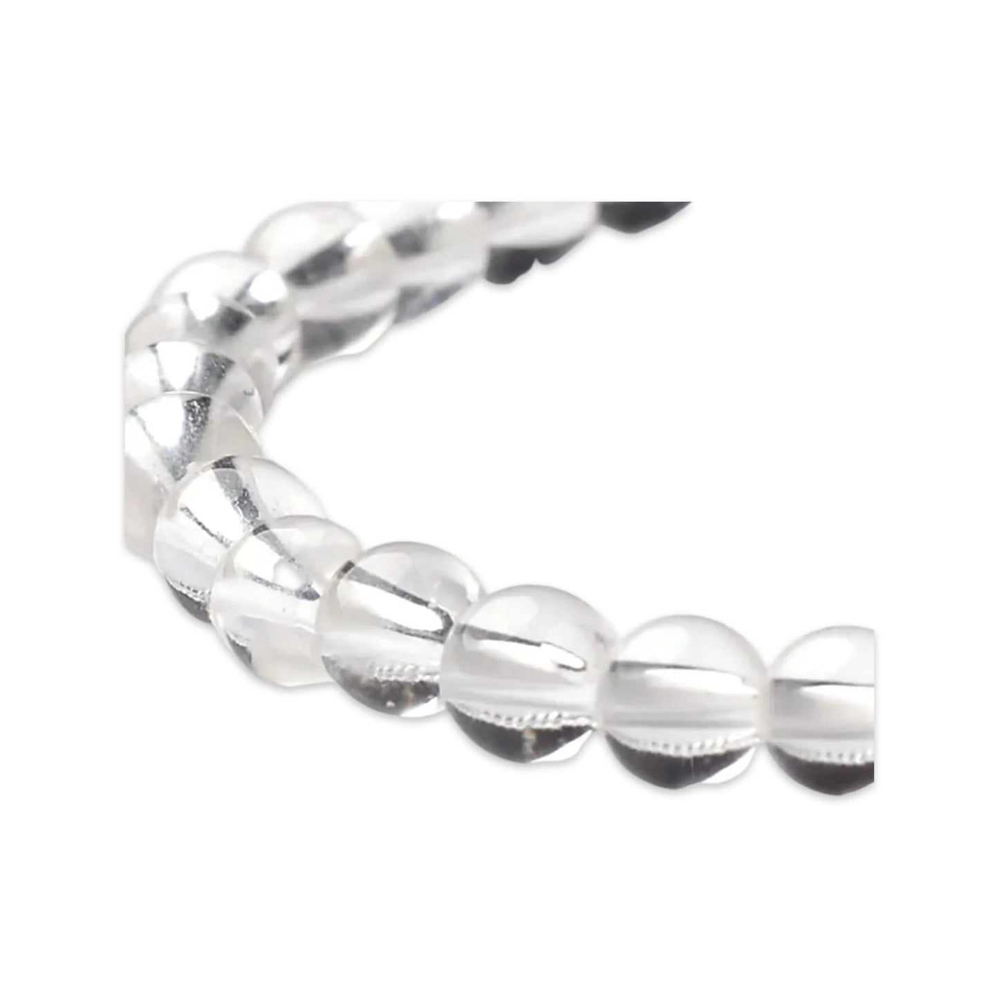 Bracelet -Crystal Quartz -4mm -4mm -Aromes Evasions 