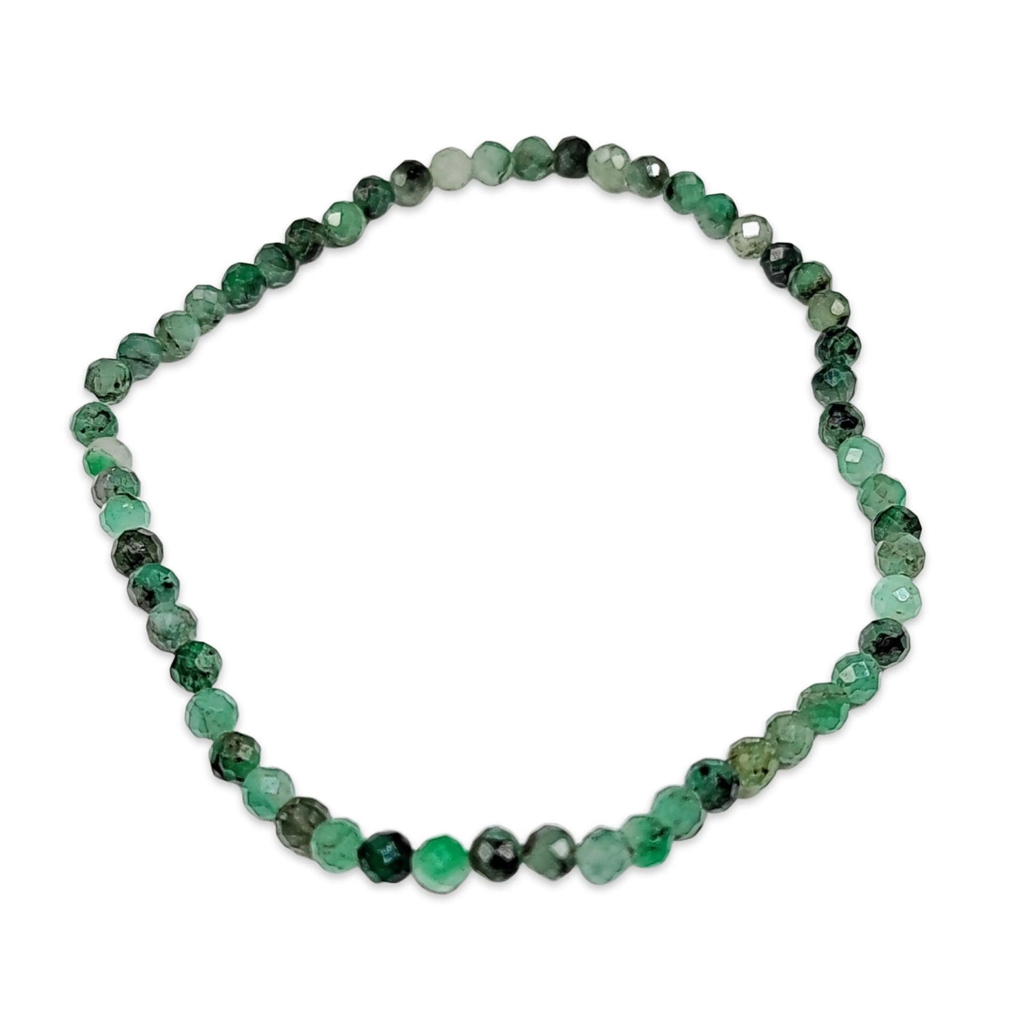 Bracelet -Emerald -Faceted -3.5mm -Faceted -Aromes Evasions 