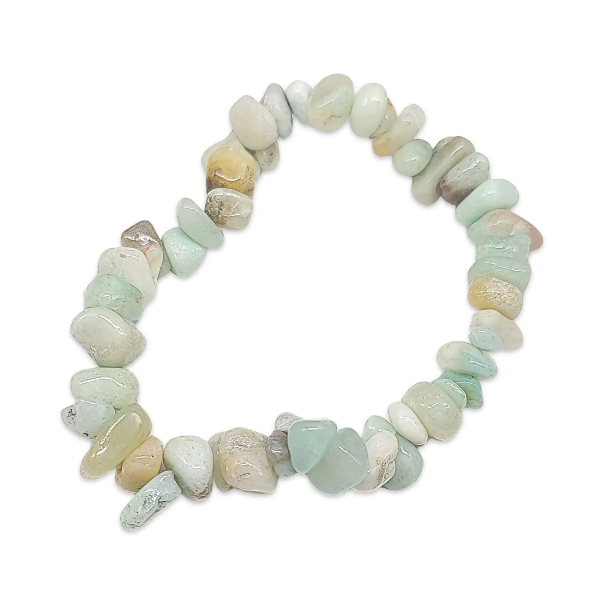 Bracelet -Flower Amazonite -Natural Shape Stone -Aromes Evasions 