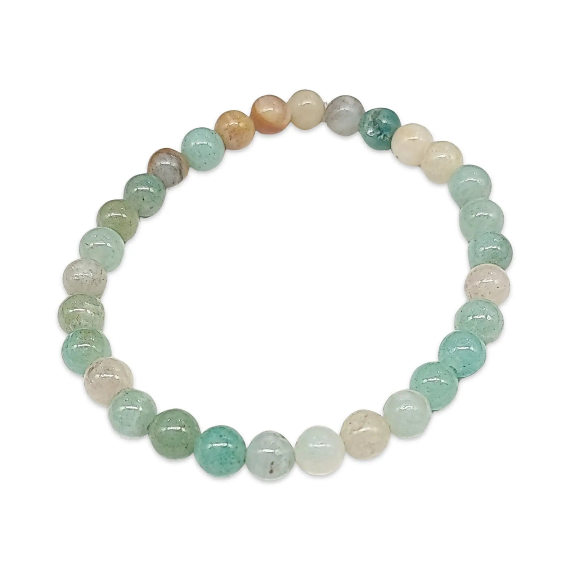 Bracelet -Flower Amazonite -Natural Shape Stone -Aromes Evasions 