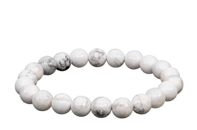 Bracelet -Howlite -8mm 8mm Aromes Evasions 