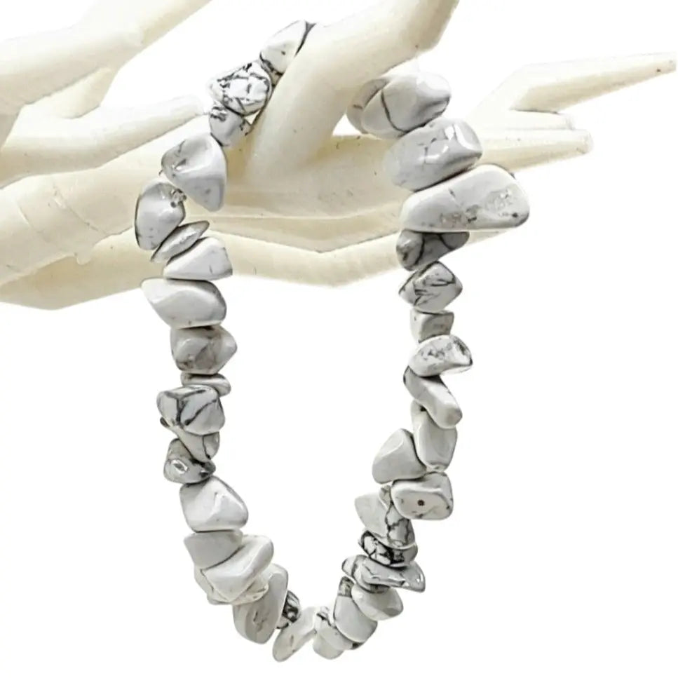 Bracelet -Howlite -Chip -Chip -Aromes Evasions 