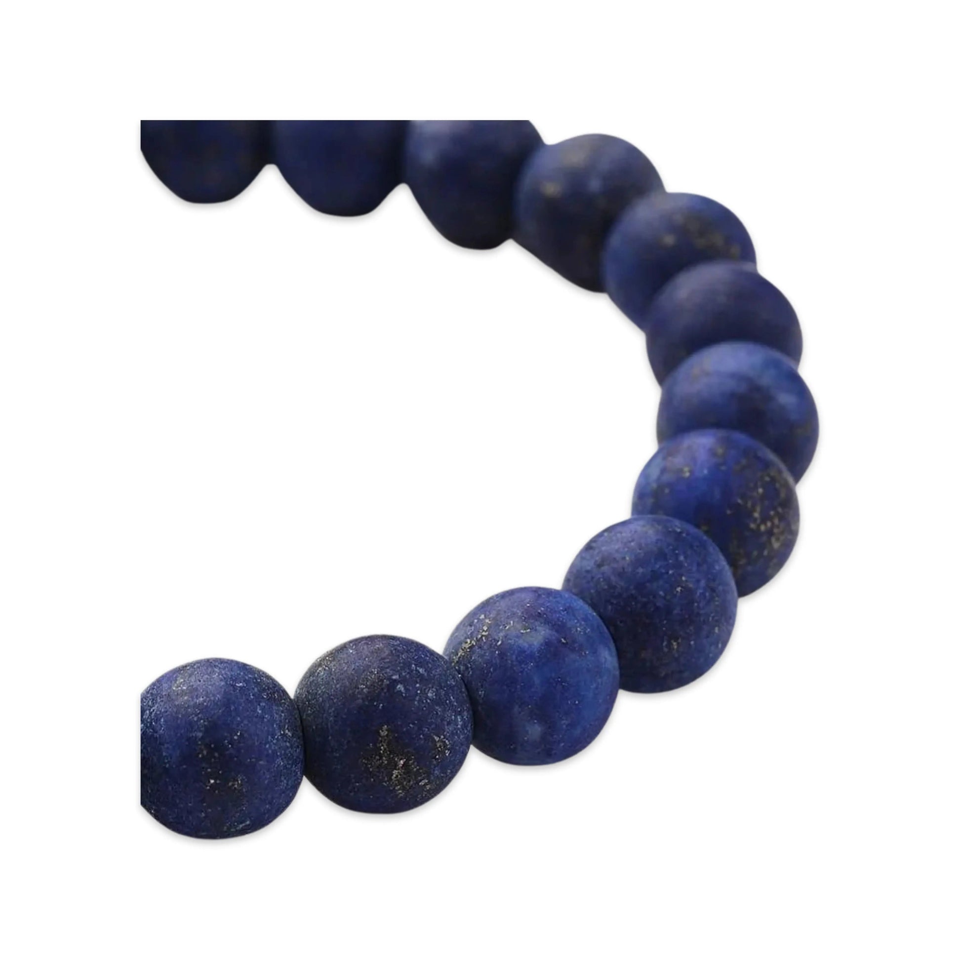 Bracelet -Lapis Lazuli -Frosted -8mm -8mm -Aromes Evasions 