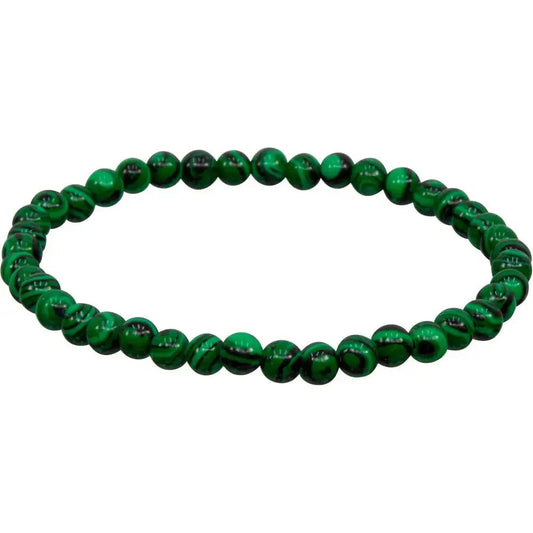 Bracelet -Malachite -4mm -4mm -Aromes Evasions 