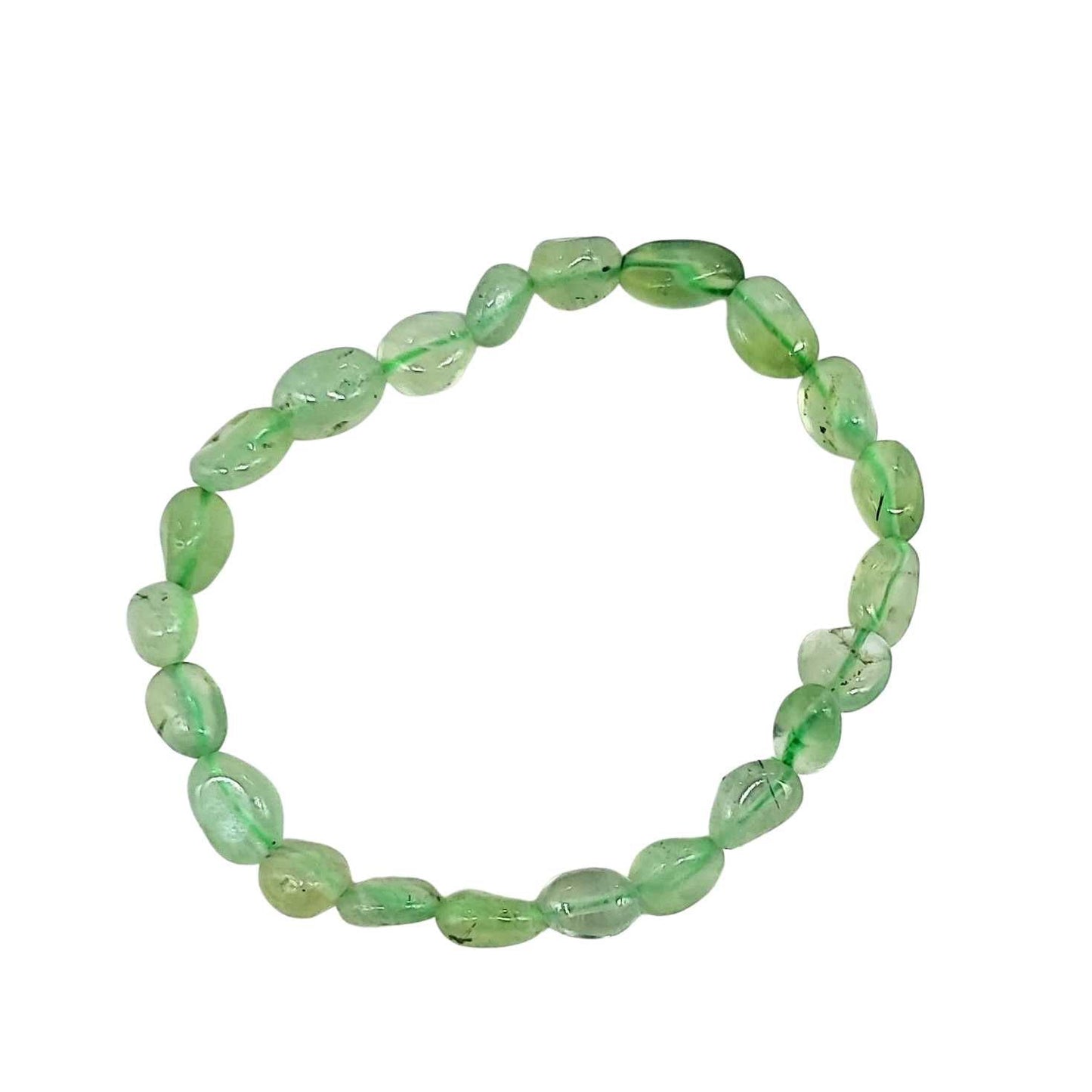 Bracelet -Prehnite -Small Natural Shape Stone -Small Natural Shape -Aromes Evasions 