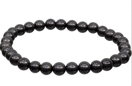 Bracelet -Shungite -6mm 6mm Aromes Evasions 