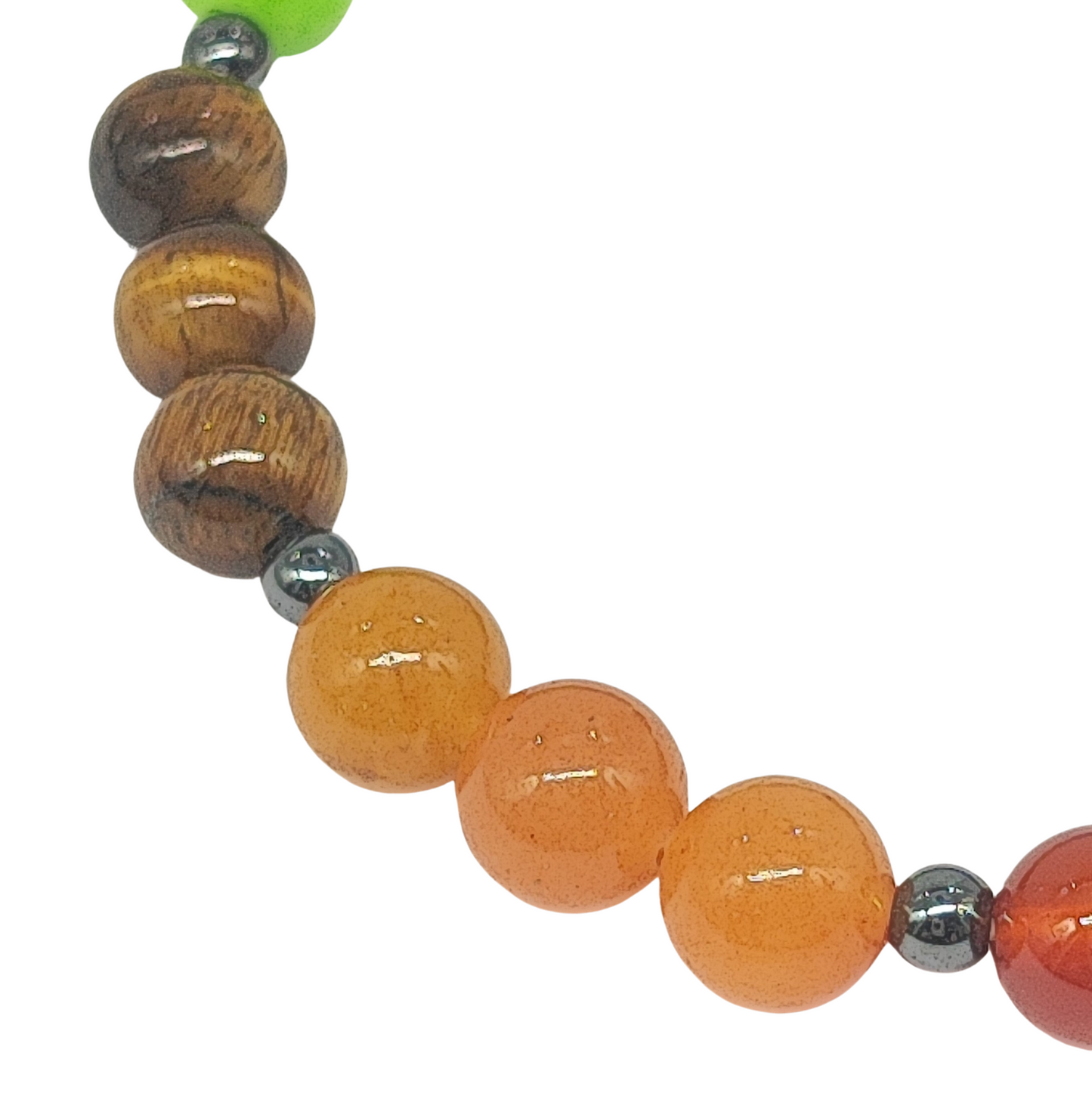 Bracelet -7 Chakras -Beads 4 to 8mm - Arômes et Évasions