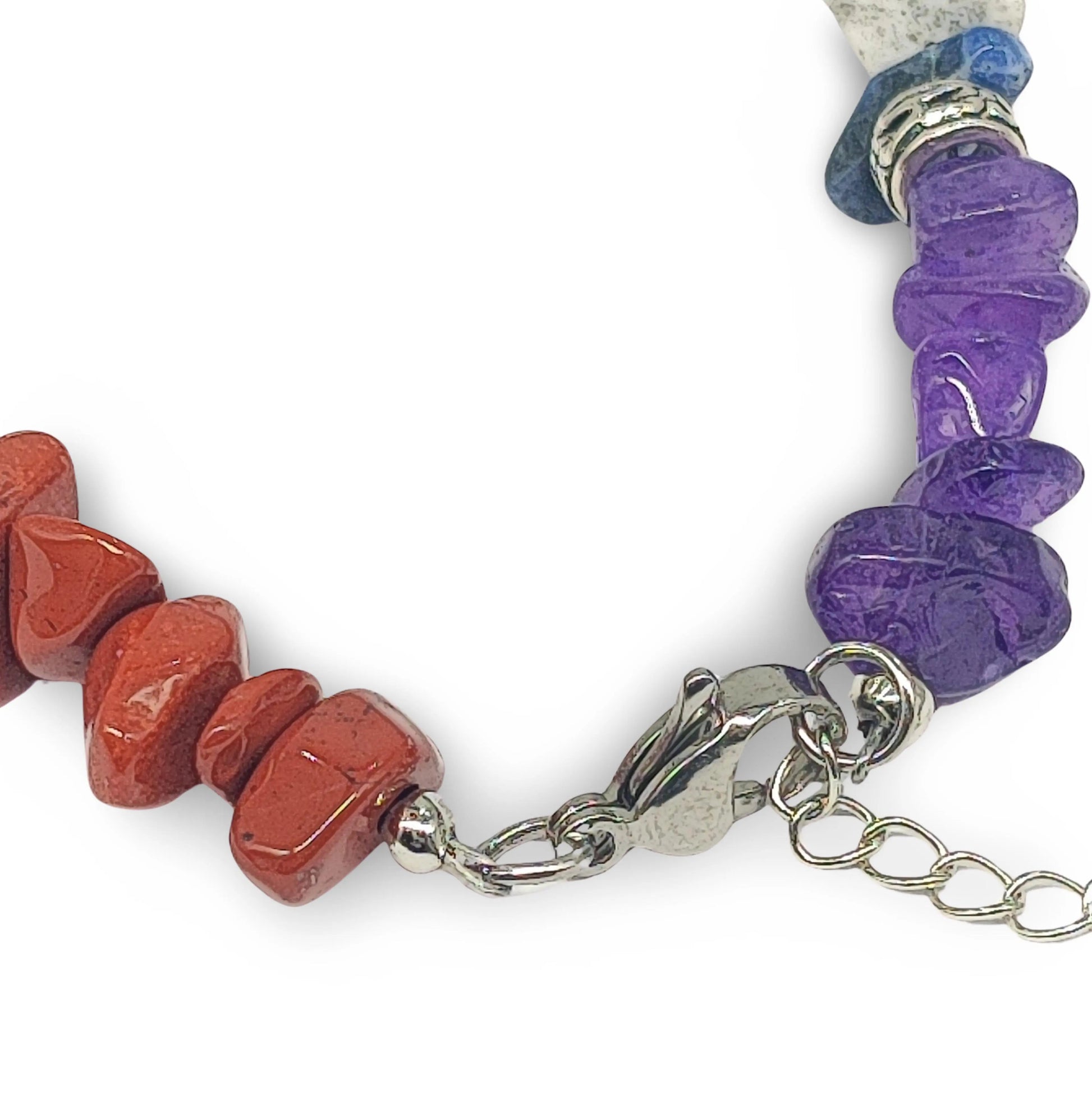 Bracelet -Adjustable -7 Chakras -Chips - Arômes et Évasions