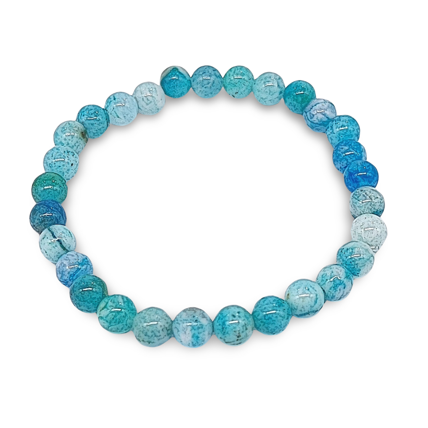 Bracelet -Hemimorphite -6mm - Arômes et Évasions