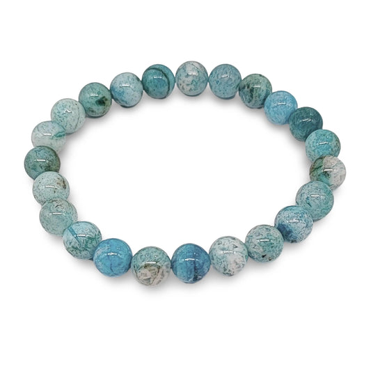 Bracelet -Hemimorphite -8mm -8mm -Arômes & Évasions