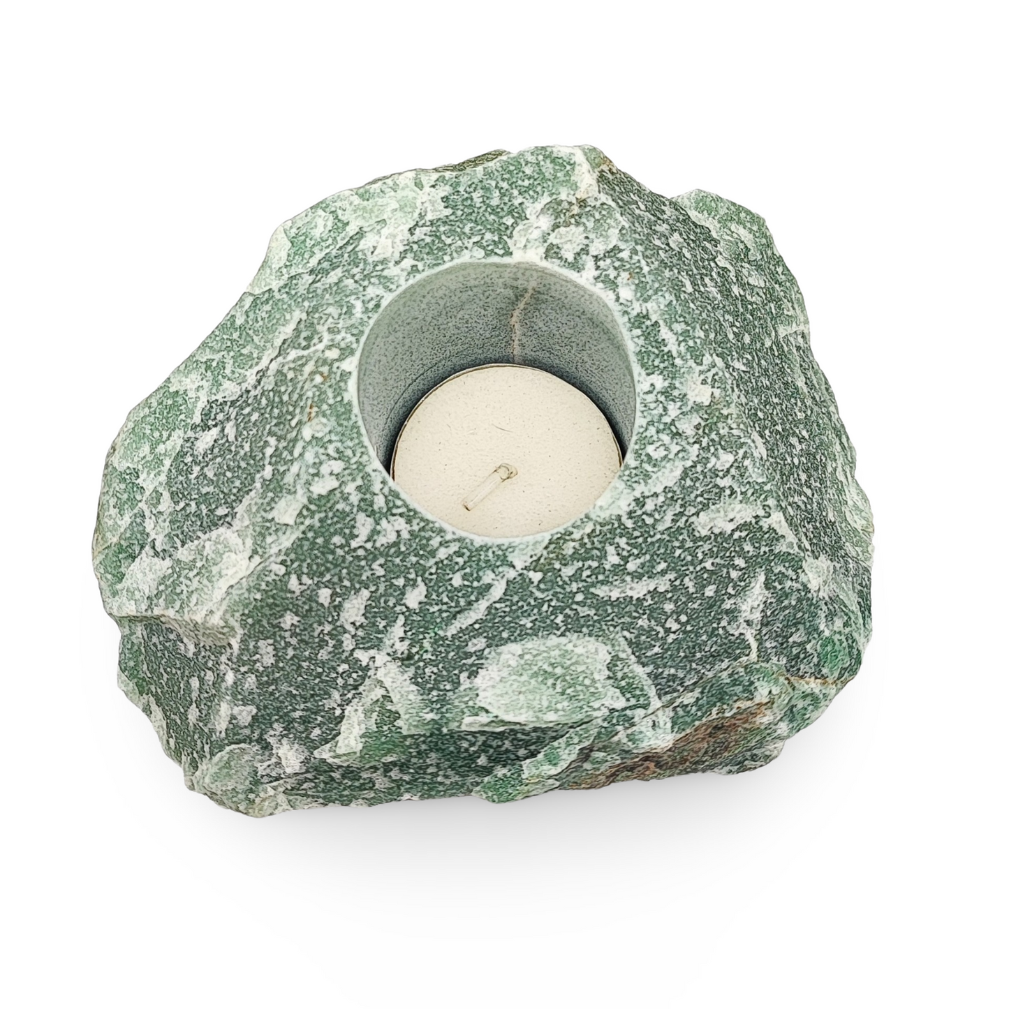 Candle Holder -Green Aventurine - Arômes et Évasions