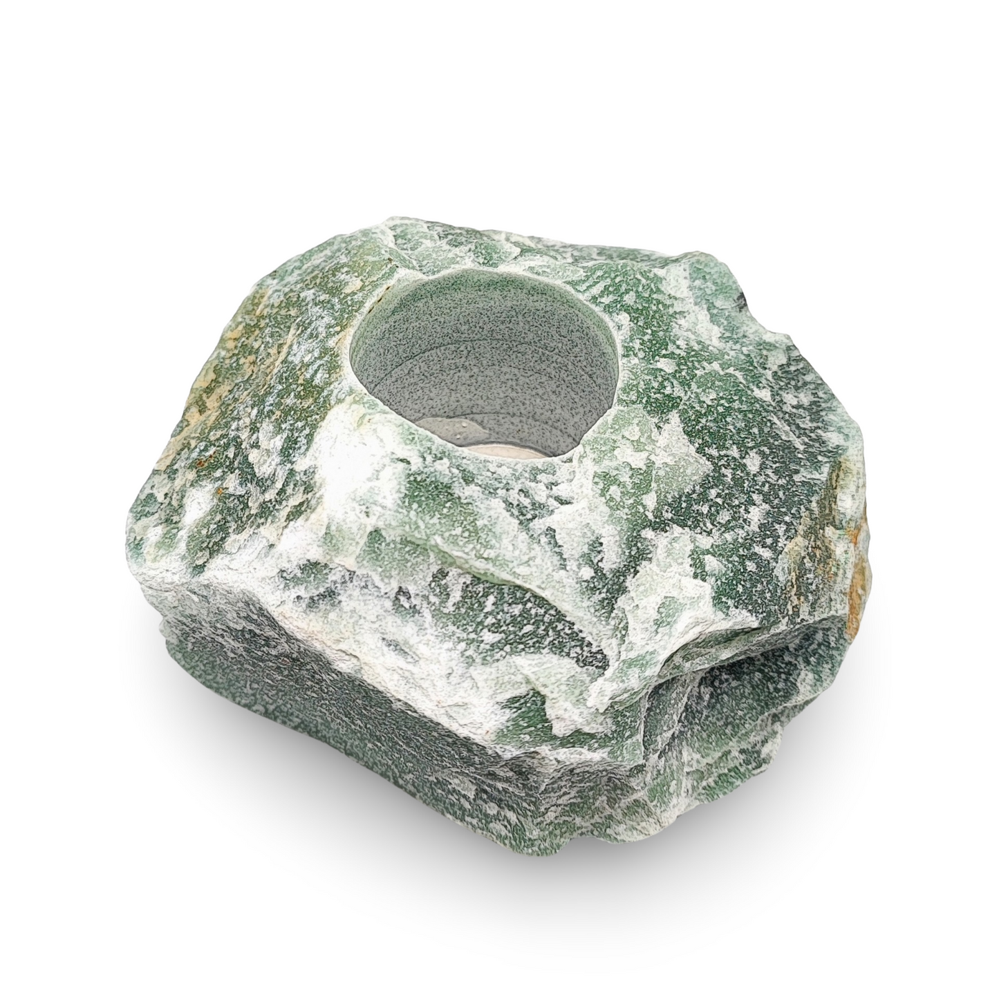 Candle Holder -Green Aventurine - Arômes et Évasions