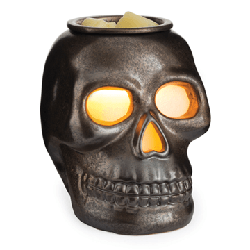 Diffuser -Oil & Wax Tart Warmer -Ceramic -Skull - Arômes et Évasions