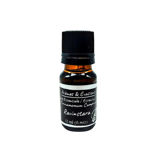 Essential Oil -Ravinstara (Cinnamomum Camphora) -Woody Scent -Aromes Evasions 