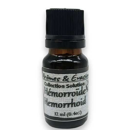 Essential Oil -Solution Collection -Hemorrhoid -Premium Collection -Aromes Evasions 