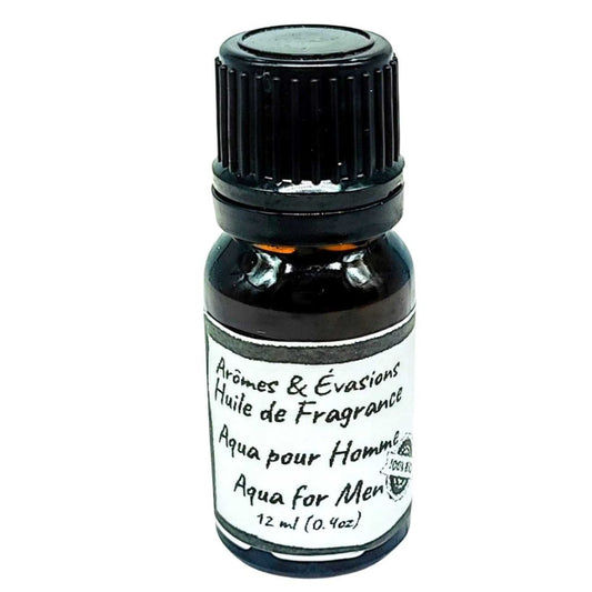 Fragrance Oil -Aqua for Men -12ml -Aromes Evasions 