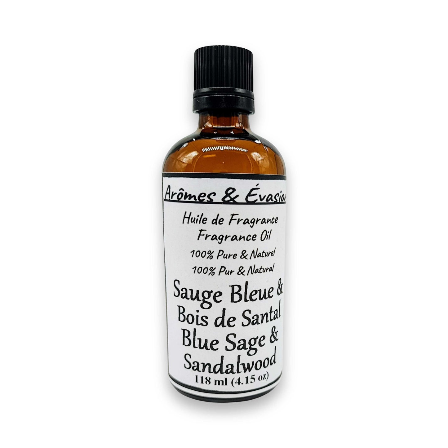 Fragrance Oil -Blue Sage & Sandalwood -Woody Scent -Aromes Evasions 