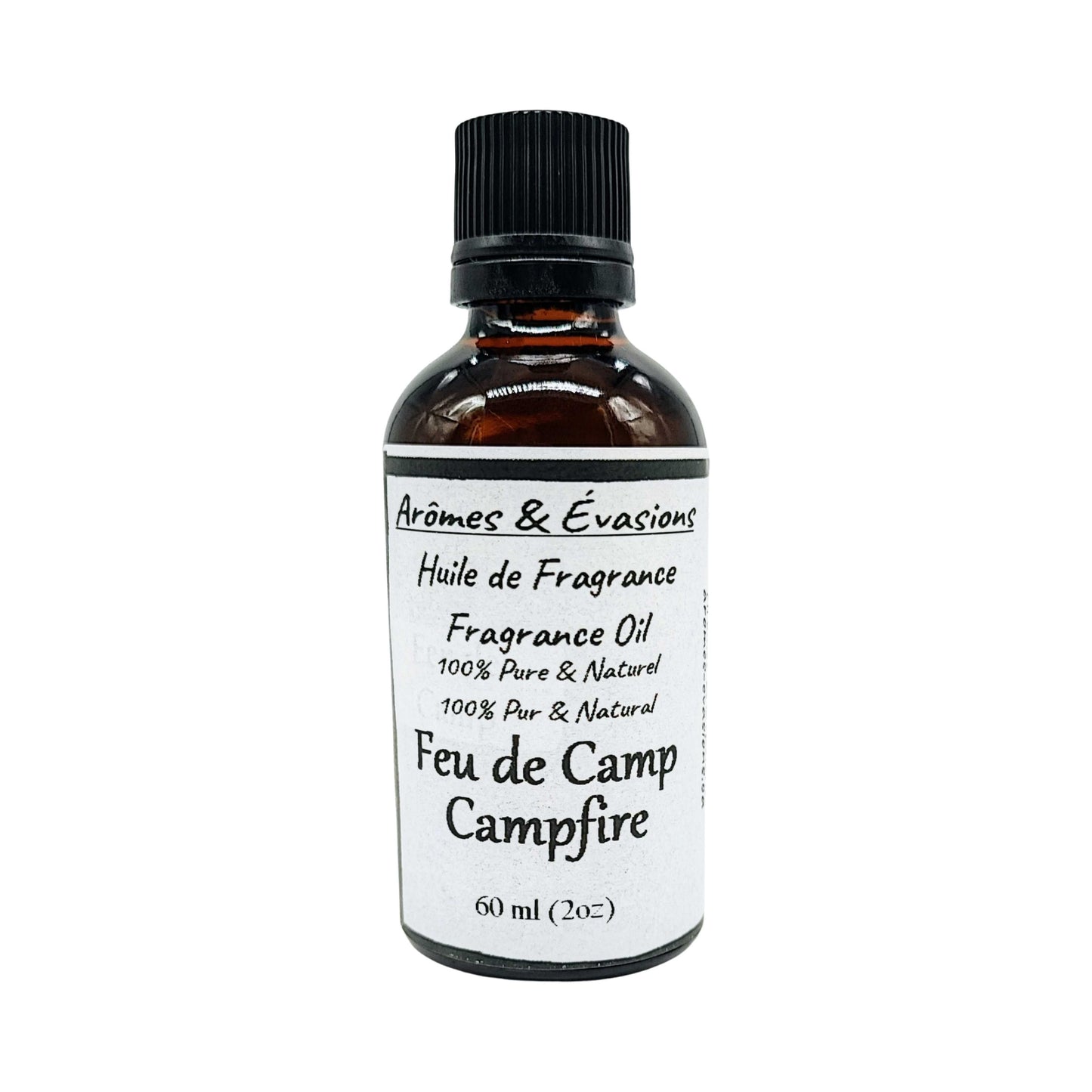 Fragrance Oil -Campfire -Woody Scent -Aromes Evasions 