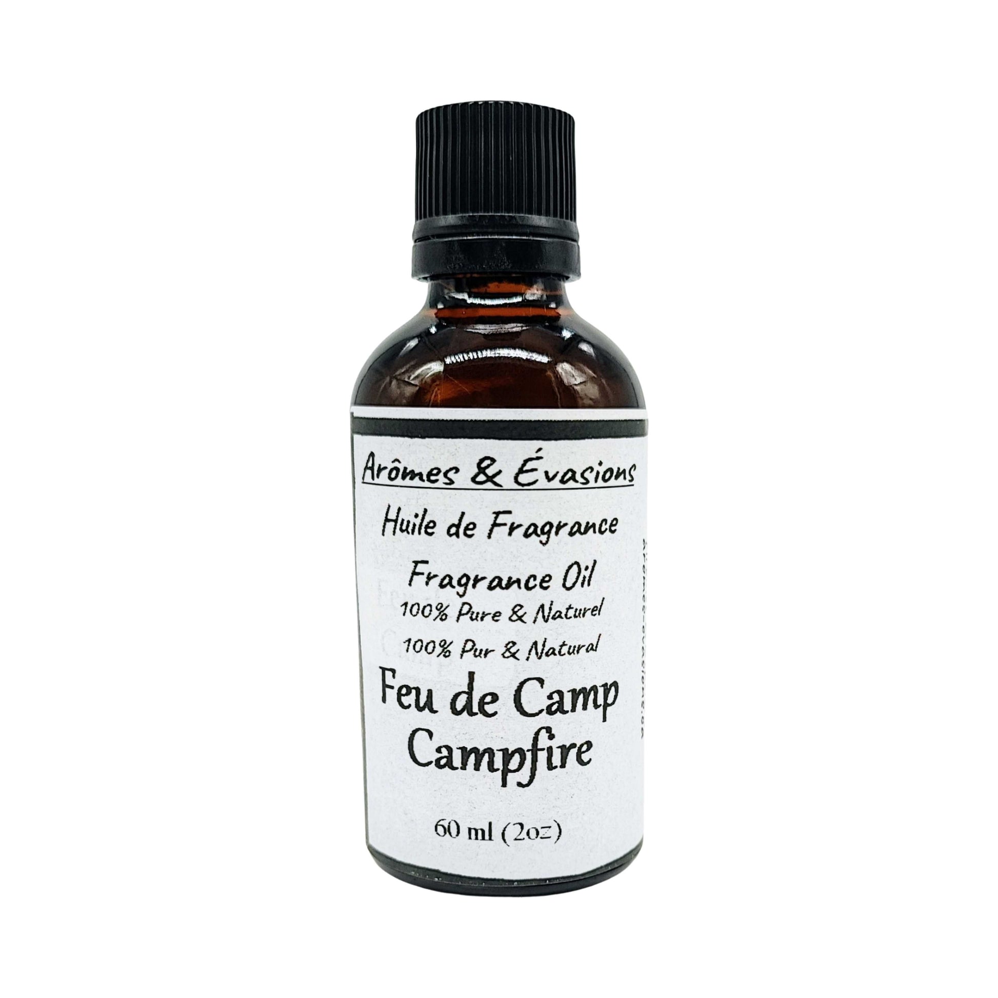 Fragrance Oil -Campfire -Woody Scent -Aromes Evasions 