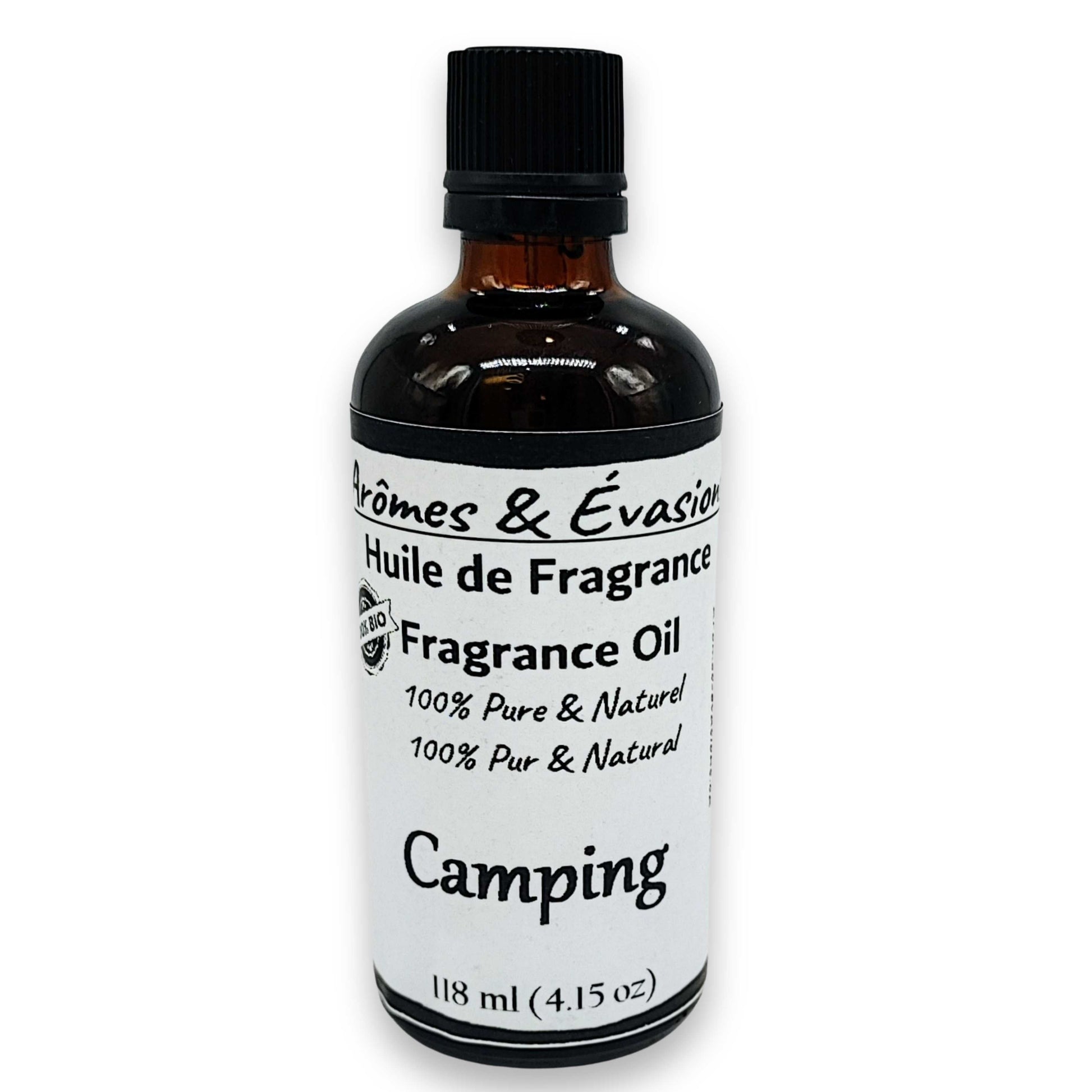 Fragrance Oil -Camping -Woody Scent -Aromes Evasions 