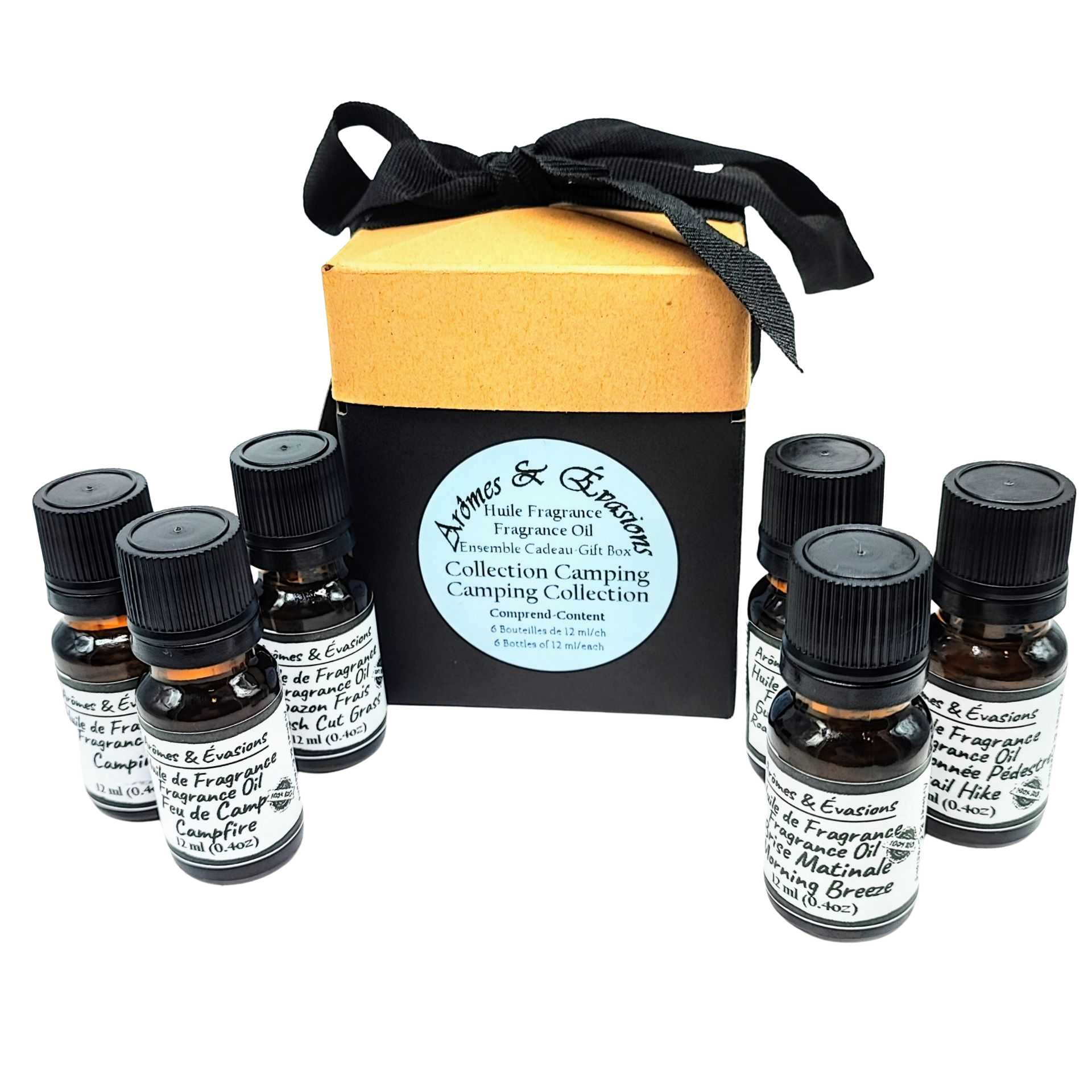 Fragrance Oil -Gif Set -Camping Collection -Gift Set -Aromes Evasions 