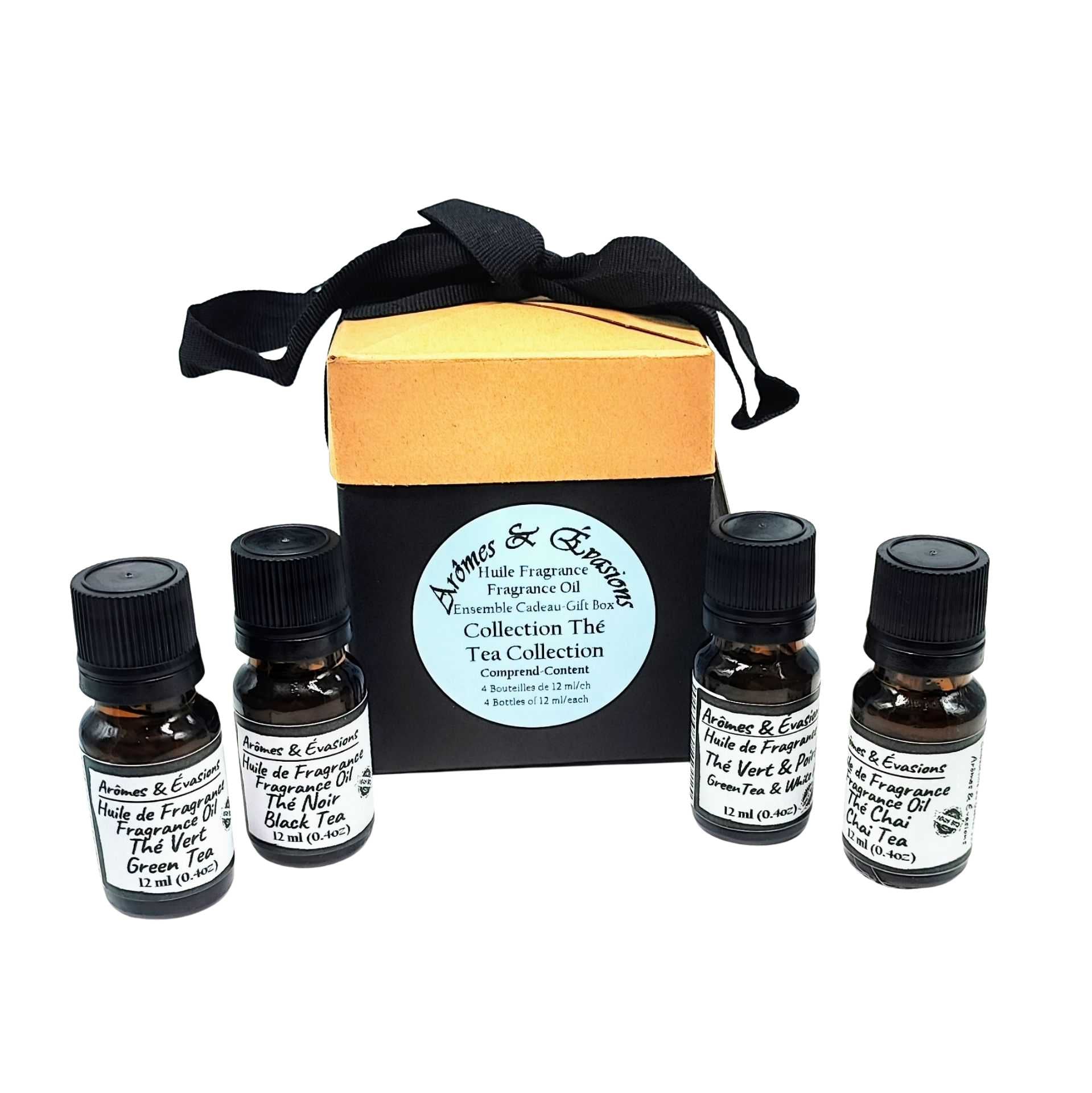 Fragrance Oil -Gif Set -Tea Collection -Gift Set -Aromes Evasions 