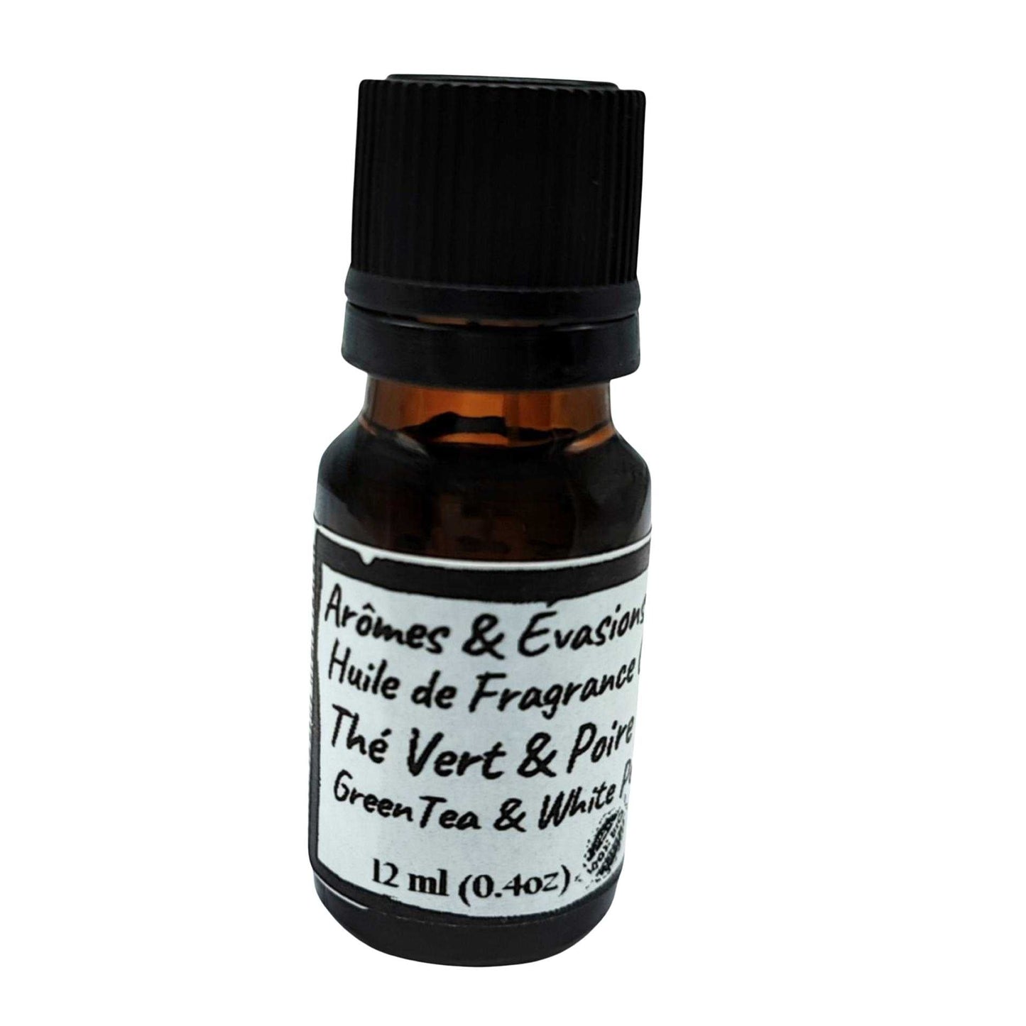 Fragrance Oil -Green Tea & White Pear -Herbal Scent -Aromes Evasions 