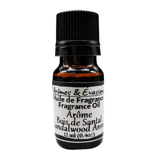 Fragrance Oil -Sandalwood Aroma -Woody Scent -Aromes Evasions 