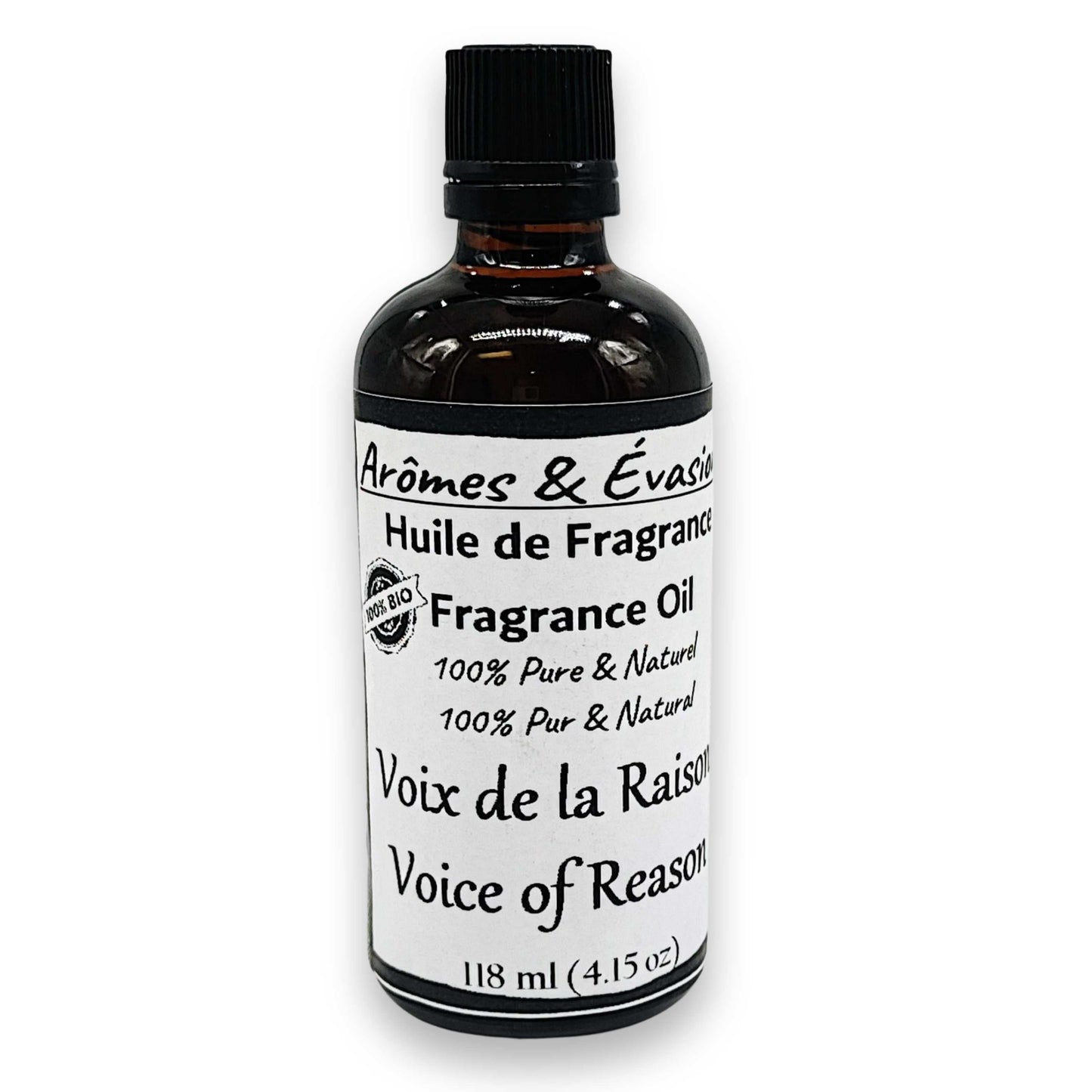 Fragrance Oil -Voice of Reason -Woody Scent -Aromes Evasions 