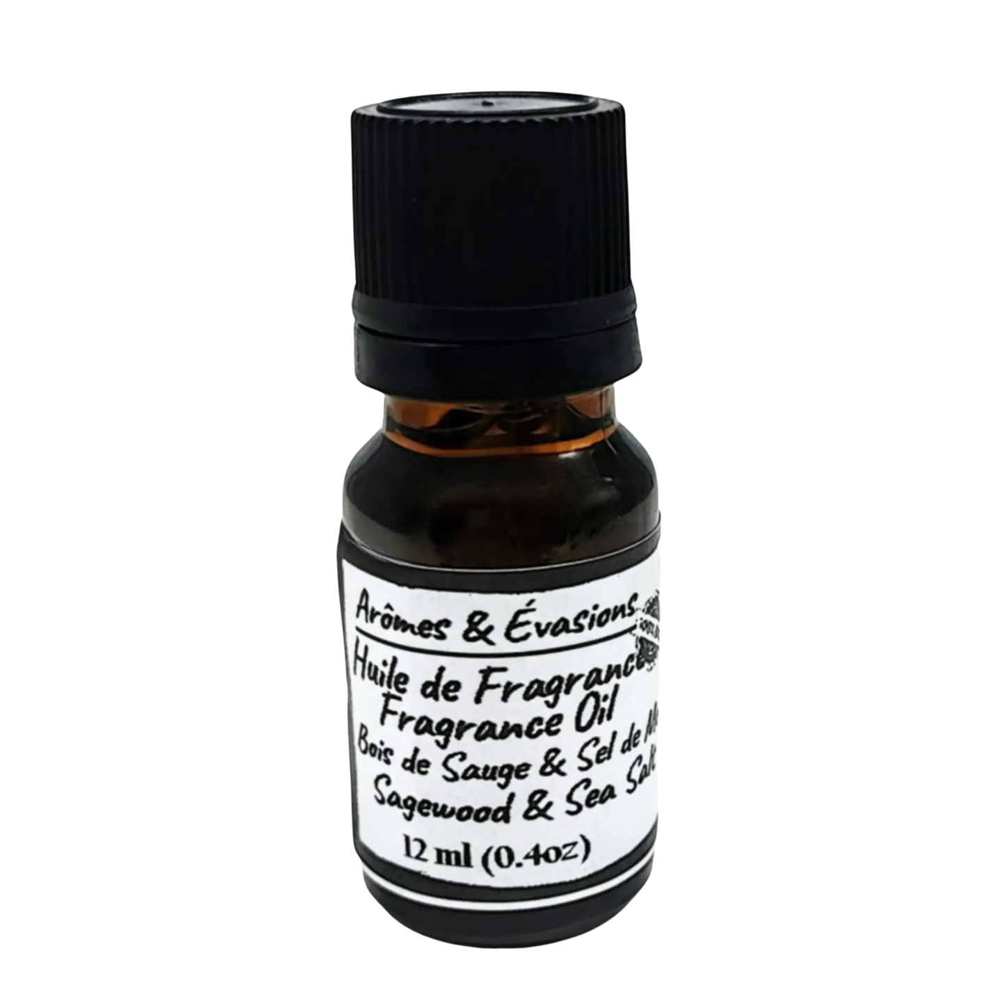 Fragrance Oil -Wood Sage & Sea Salt -12ml -Aromes Evasions 