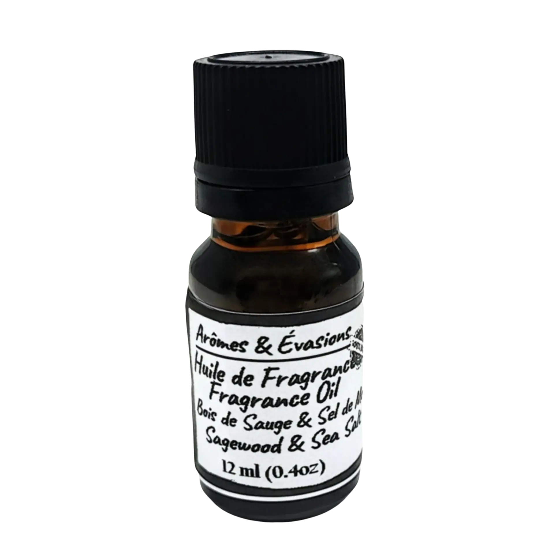 Fragrance Oil -Wood Sage & Sea Salt -12ml -Aromes Evasions 