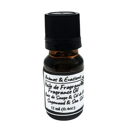 Fragrance Oil -Wood Sage & Sea Salt -12ml -Aromes Evasions 