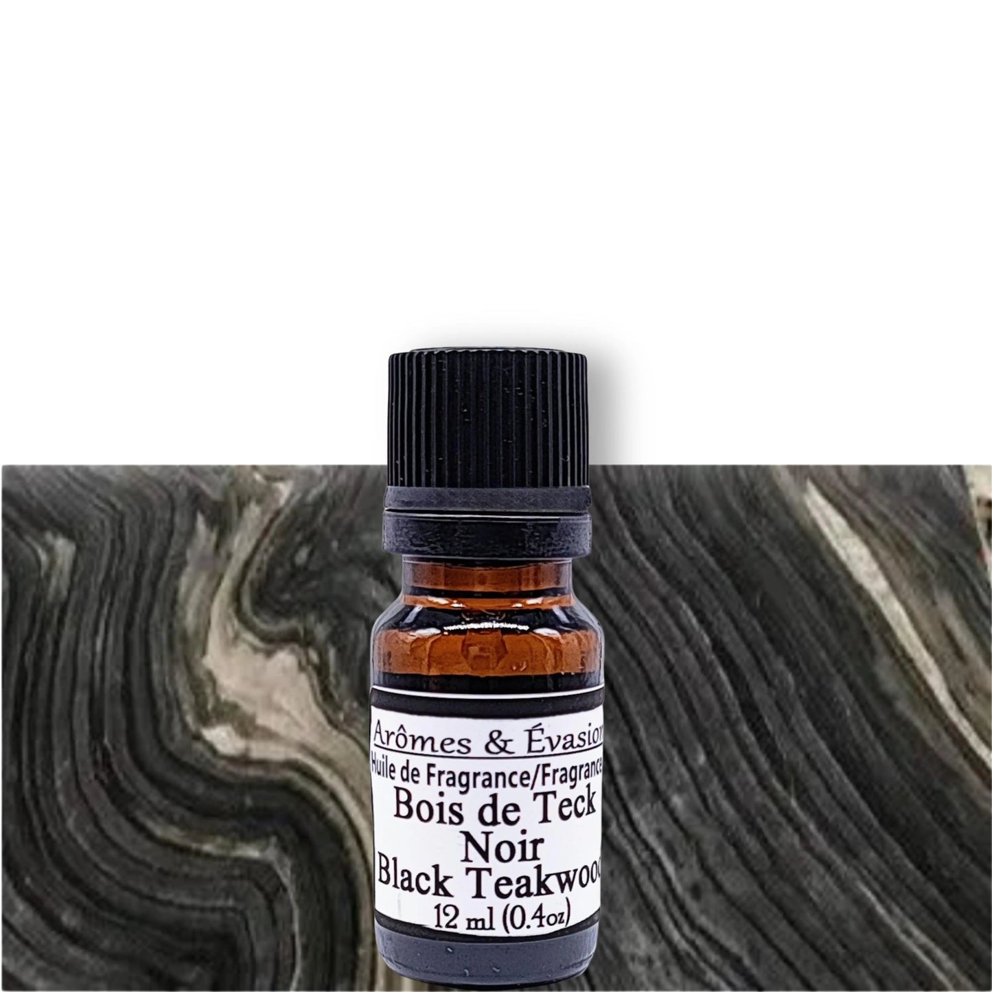 Fragrance Oil -Black Teakwood -Woody Scent -Aromes Evasions