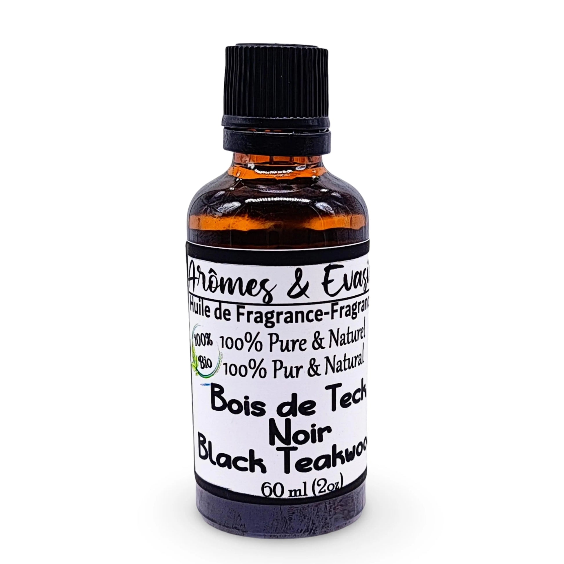 Fragrance Oil -Black Teakwood -Woody Scent -Aromes Evasions