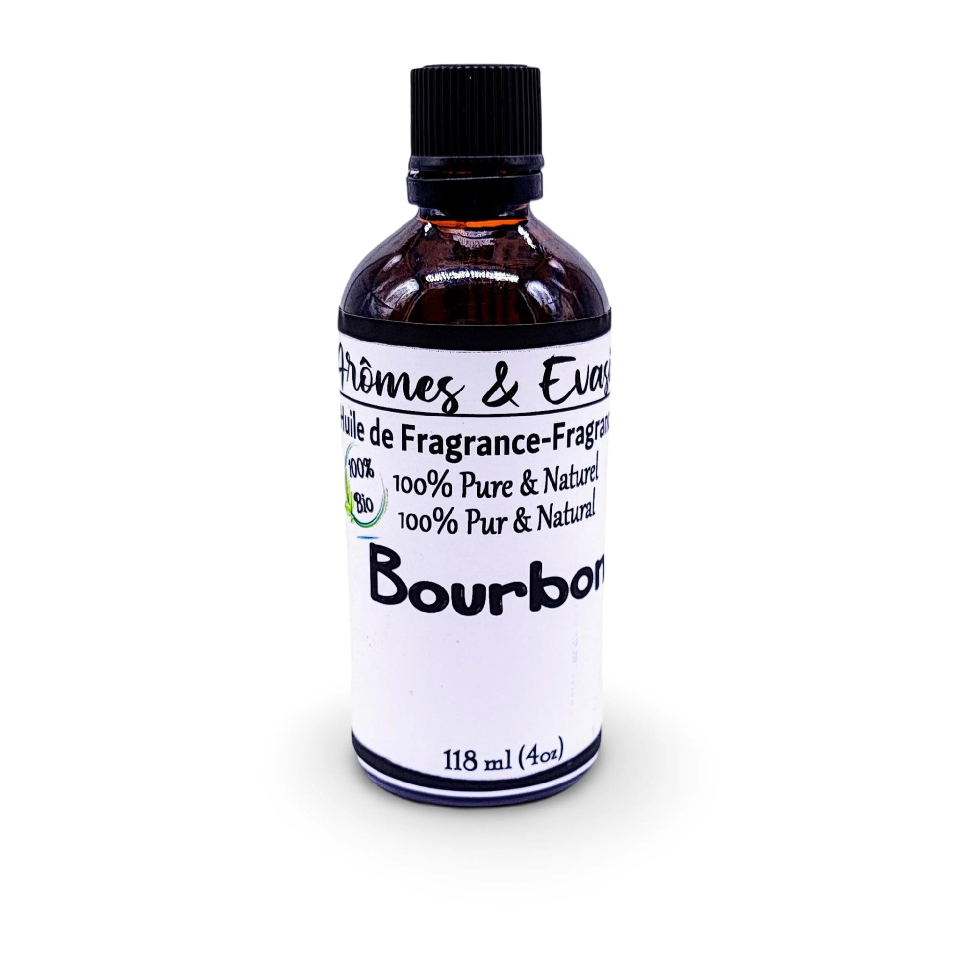 Fragrance Oil -Bourbon -Woody & Sweet Scent -Aromes Evasions