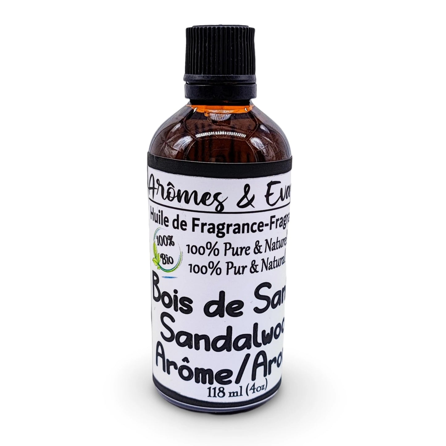 Fragrance Oil -Sandalwood Aroma -Woody Scent -Aromes Evasions