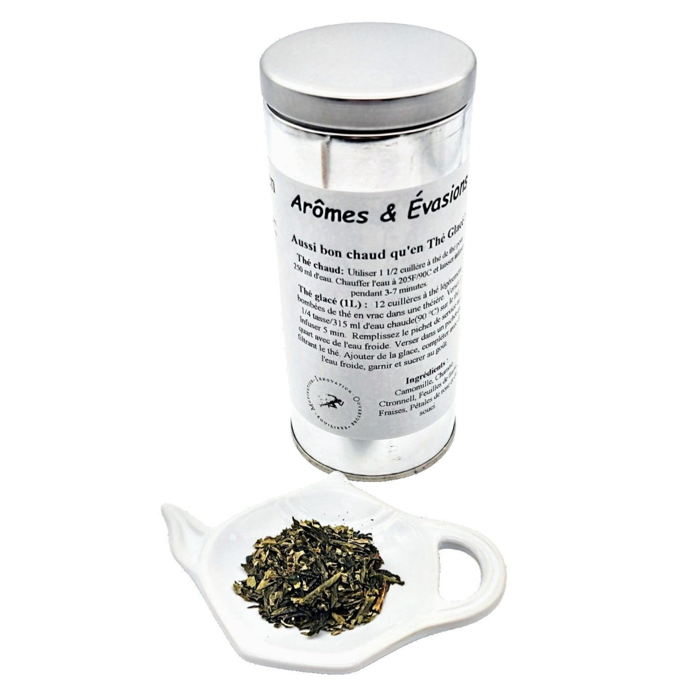 Green Tea -Mint Green Tea -Loose Tea Green Tea Aromes Evasions 