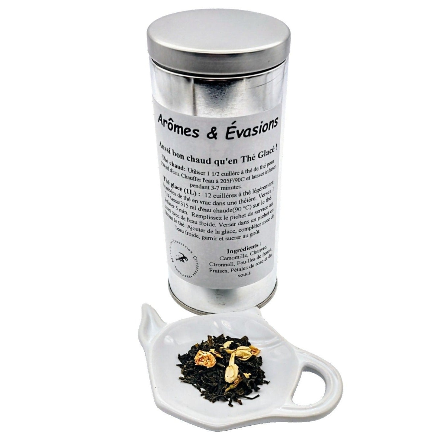 Green Tea -Niagara Peach -Loose Tea Green Tea Aromes Evasions 