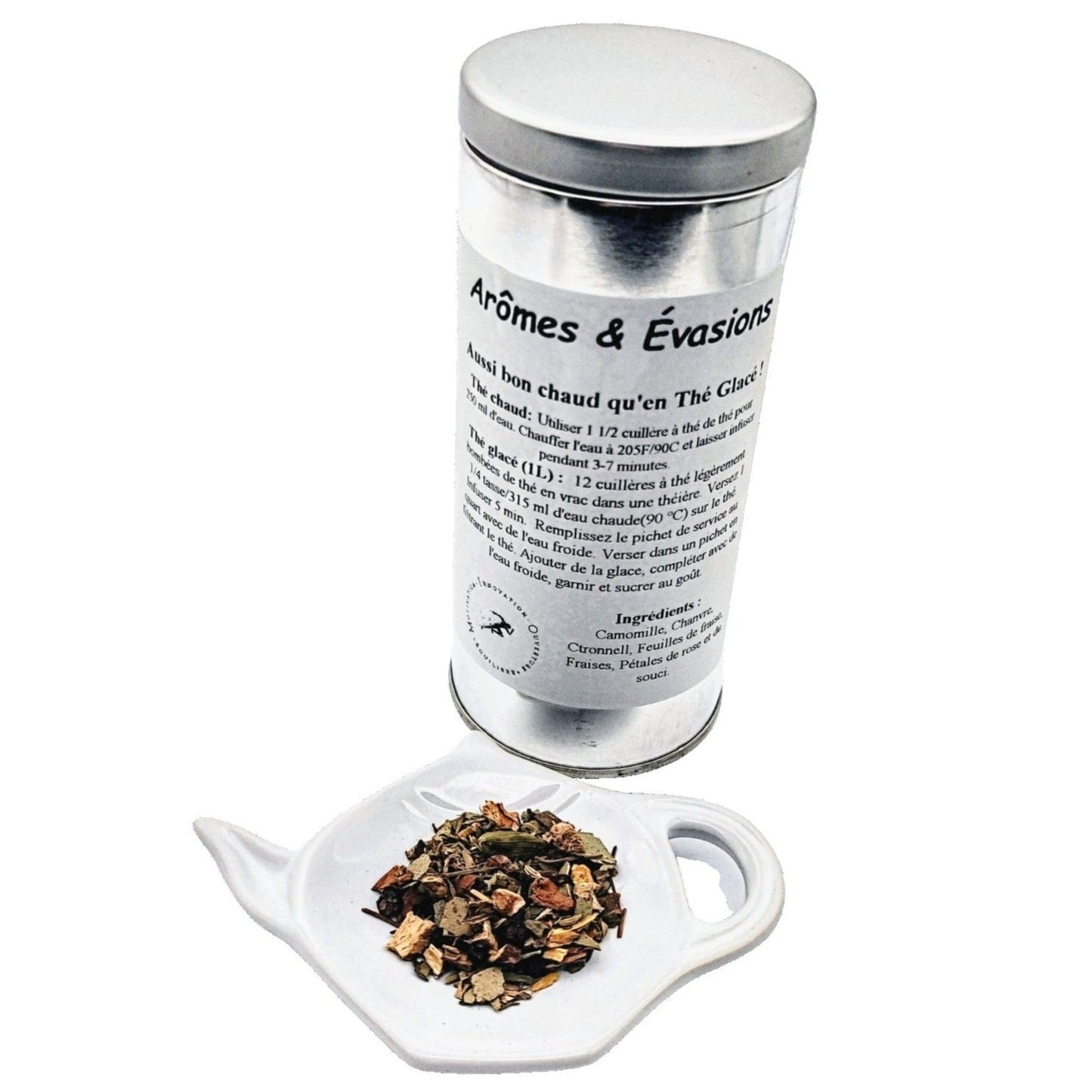 Herbal Tea -Zen -Loose Tea Herbal Tea Aromes Evasions 