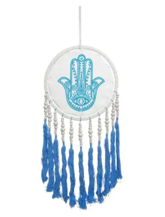 Home Decor -Embroidered -Fatima Hand -Fringe -Wall Decor -Aromes Evasions 