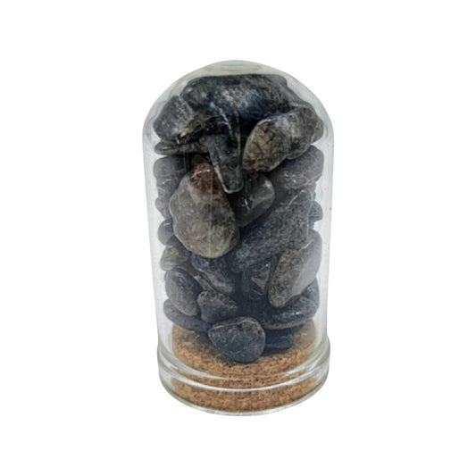 Home Decor -Small Decorative Bell -Black Crystal Quartz -15ml -Gemstone Bell -Aromes Evasions 