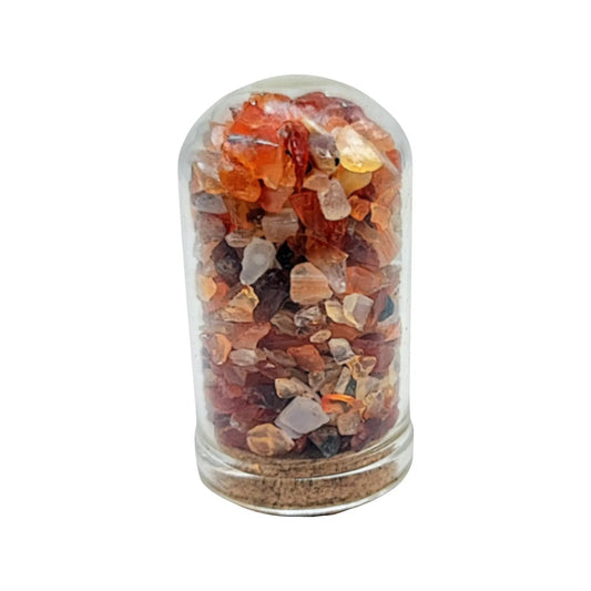 Home Decor -Small Decorative Bell -Carnelian -15ml -Gemstone Bell -Aromes Evasions 